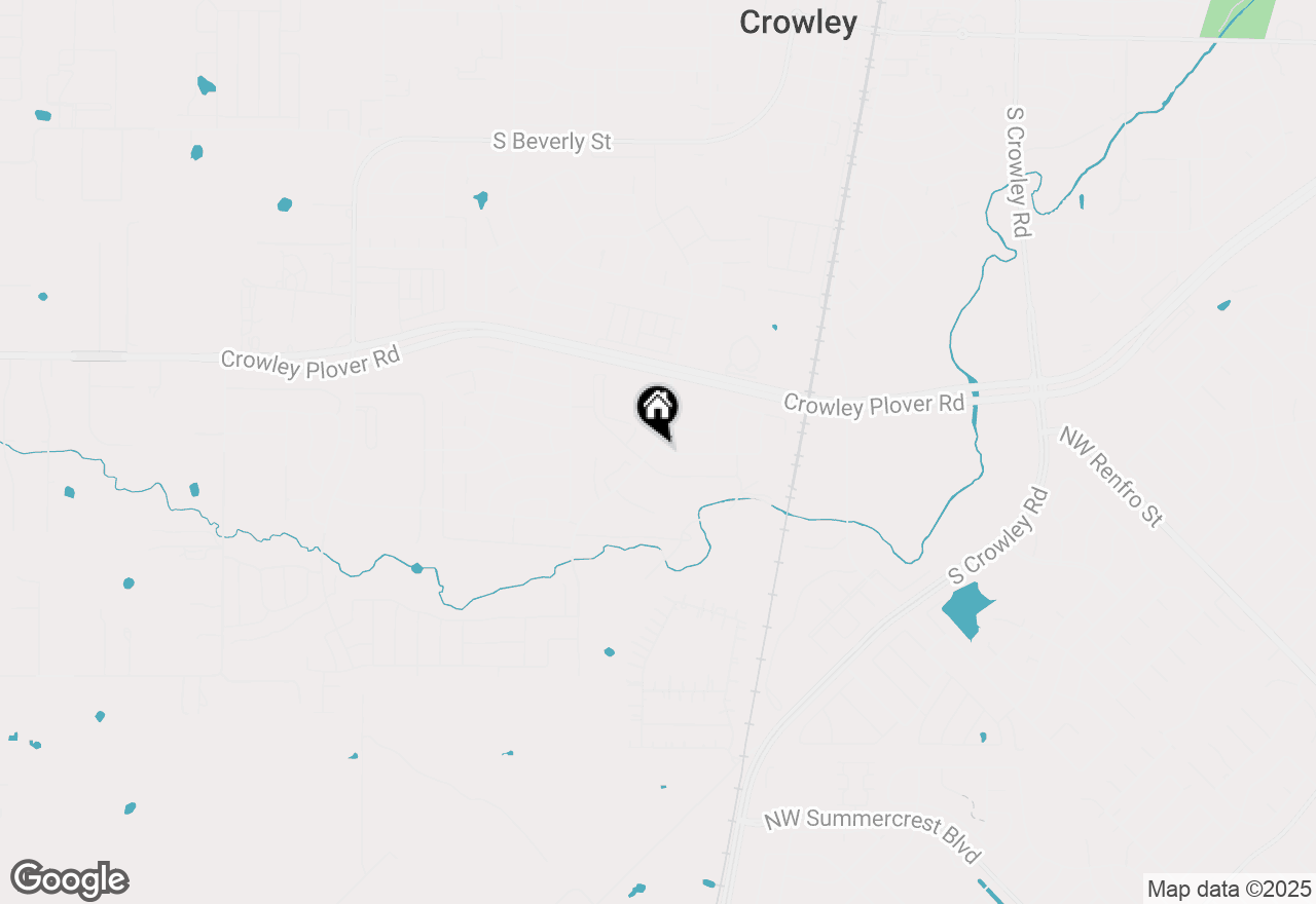 Map of 564 Riverbed Drive, Crowley, TX 76036