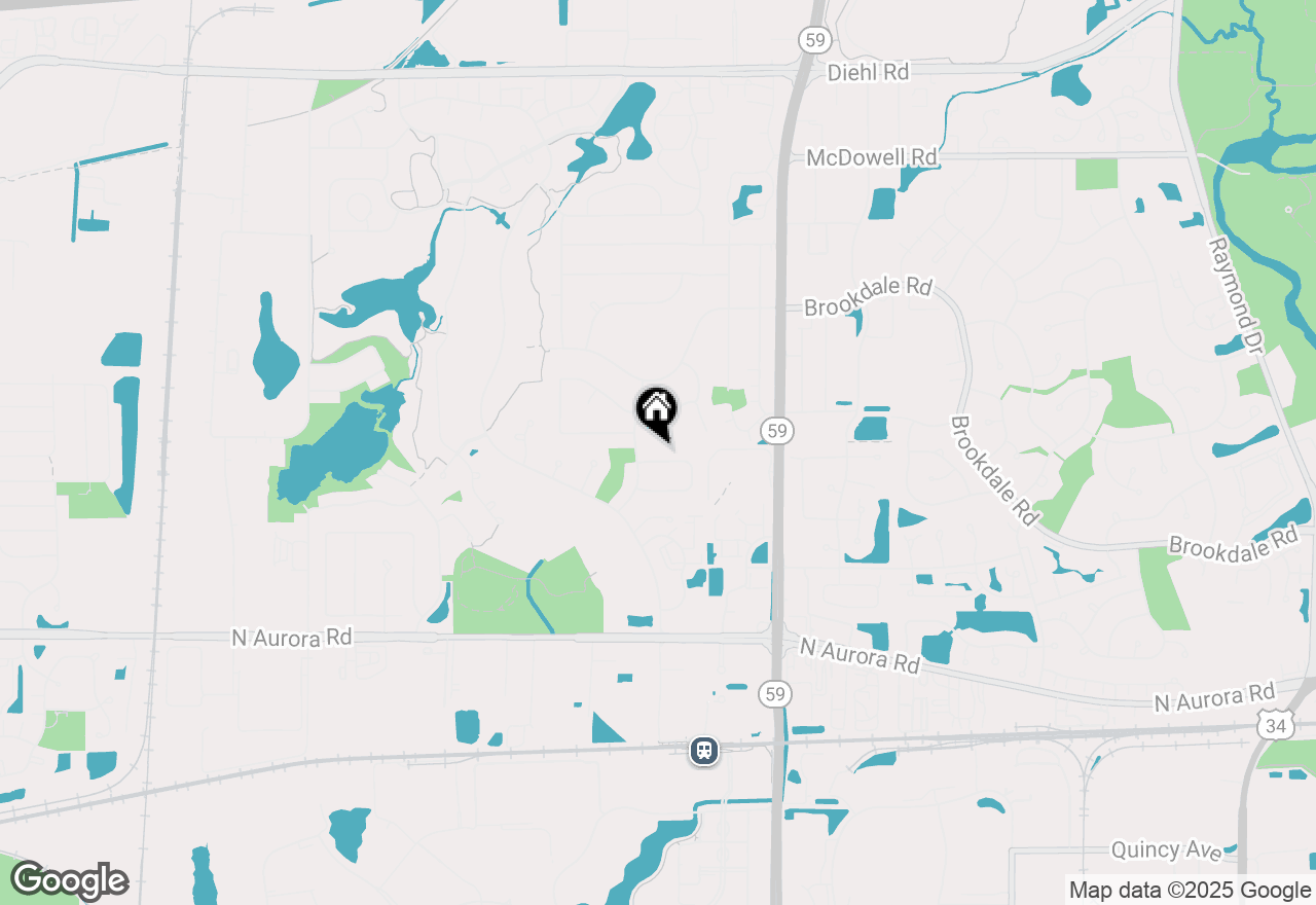 Map of 2084 Maplewood Circle, Naperville, IL 60563