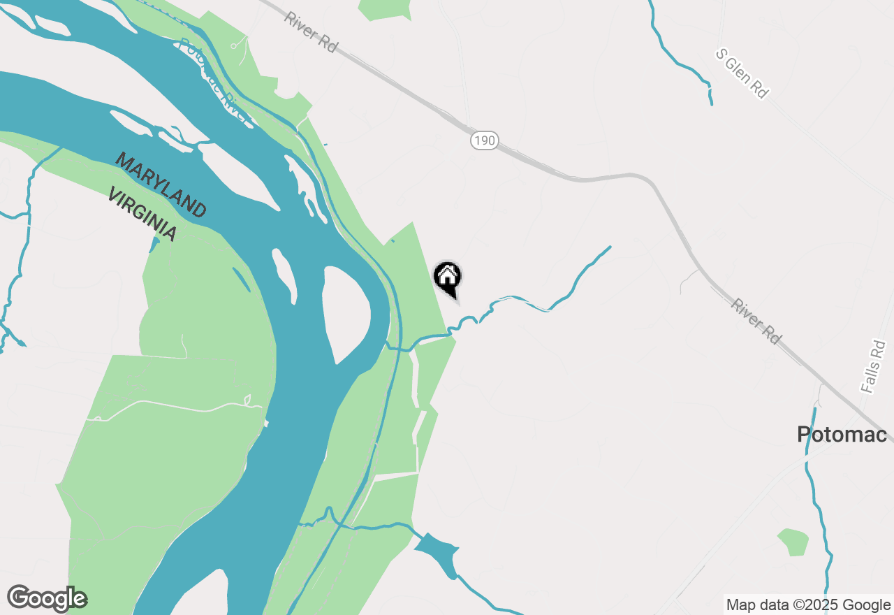 Map of 9907 River View Court, Potomac, MD 20854