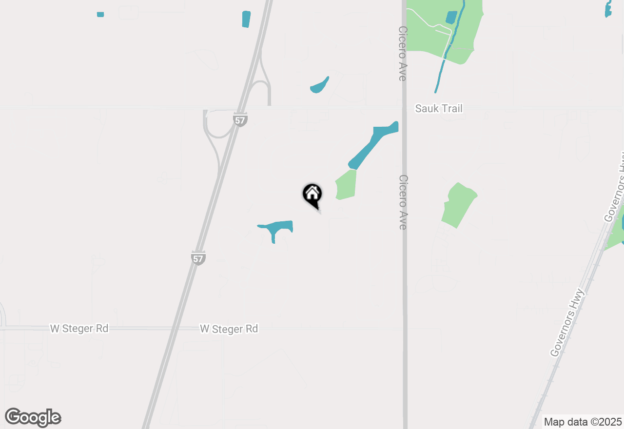 Map of 5125 Imperial Drive, Richton Park, IL 60471