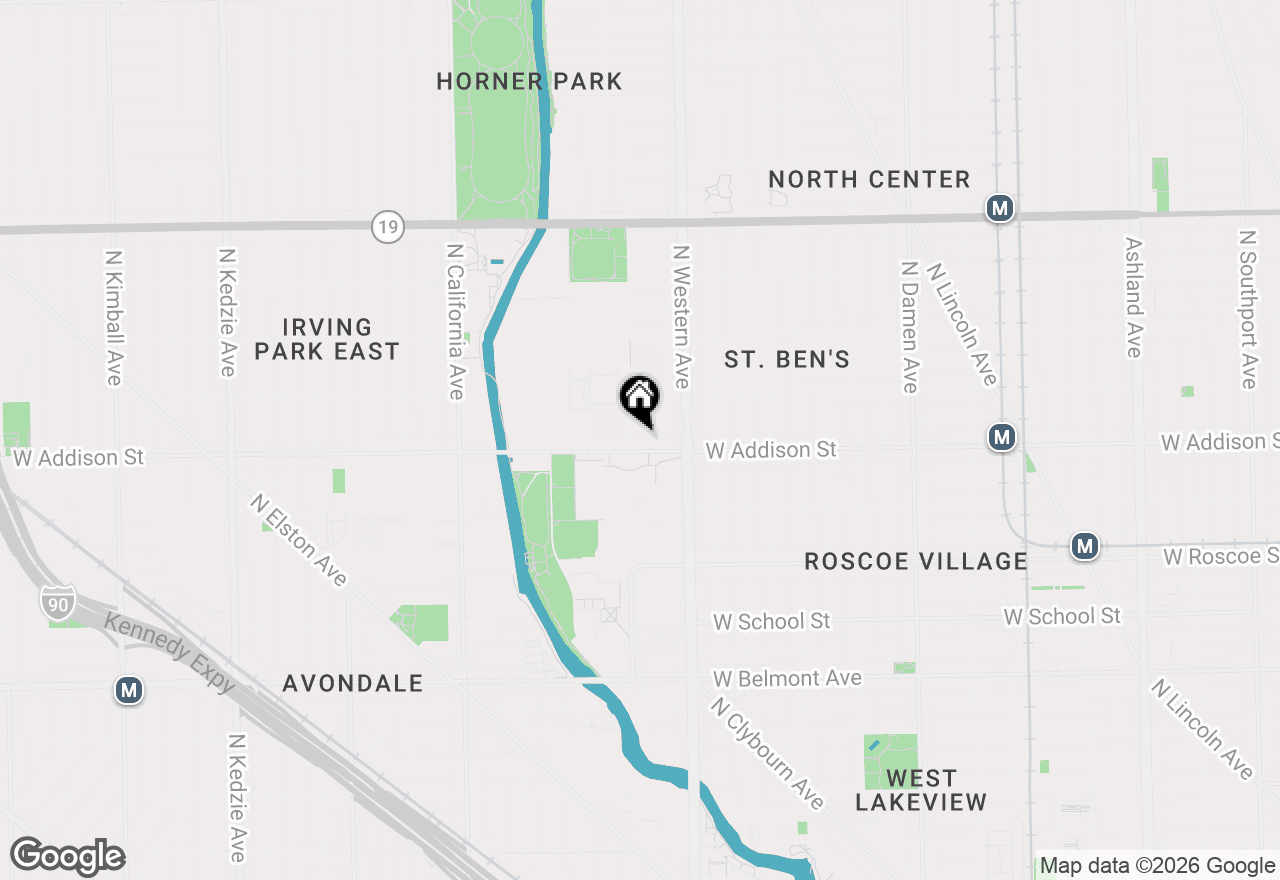 Map of 2450 W Addison Street #2A, Chicago, IL 60618