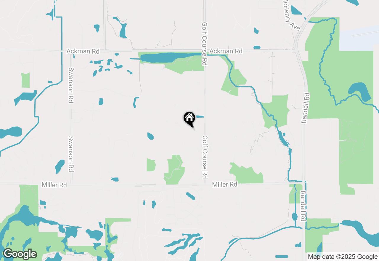 Map of 1644 Brigham Lane, Crystal Lake, IL 60014