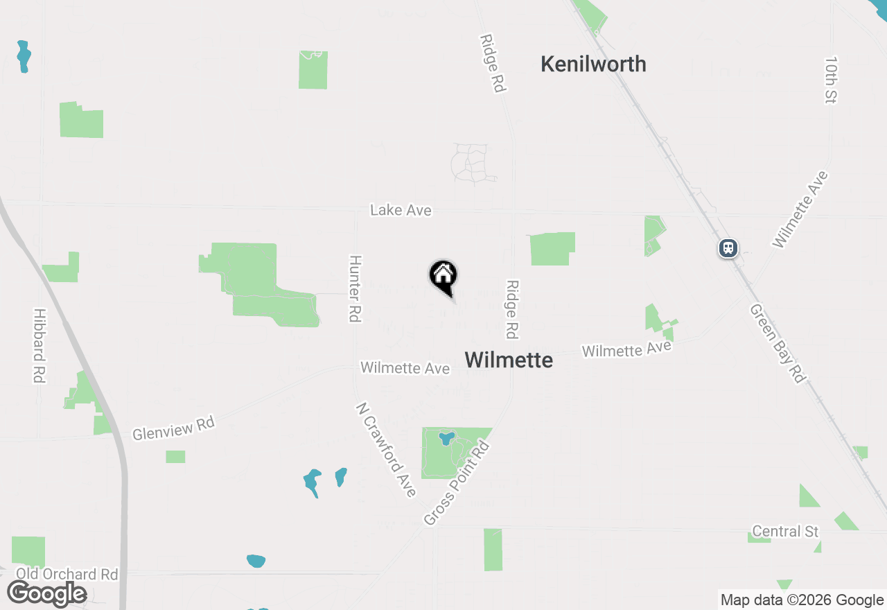 Map of 2034 Highland Avenue, Wilmette, IL 60091