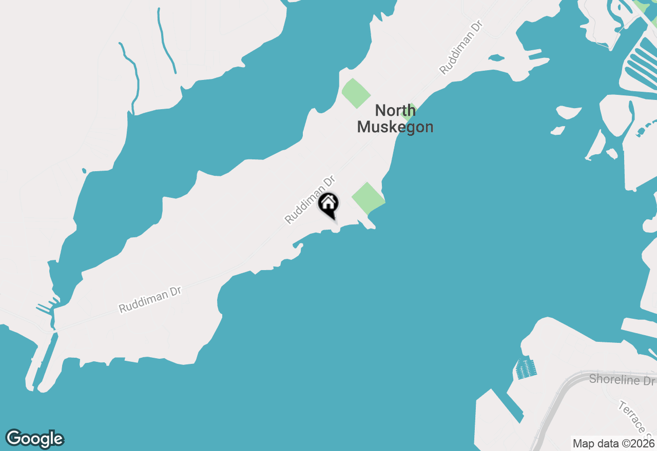 Map of 909 Tostenabe Lane, Muskegon, MI 49445