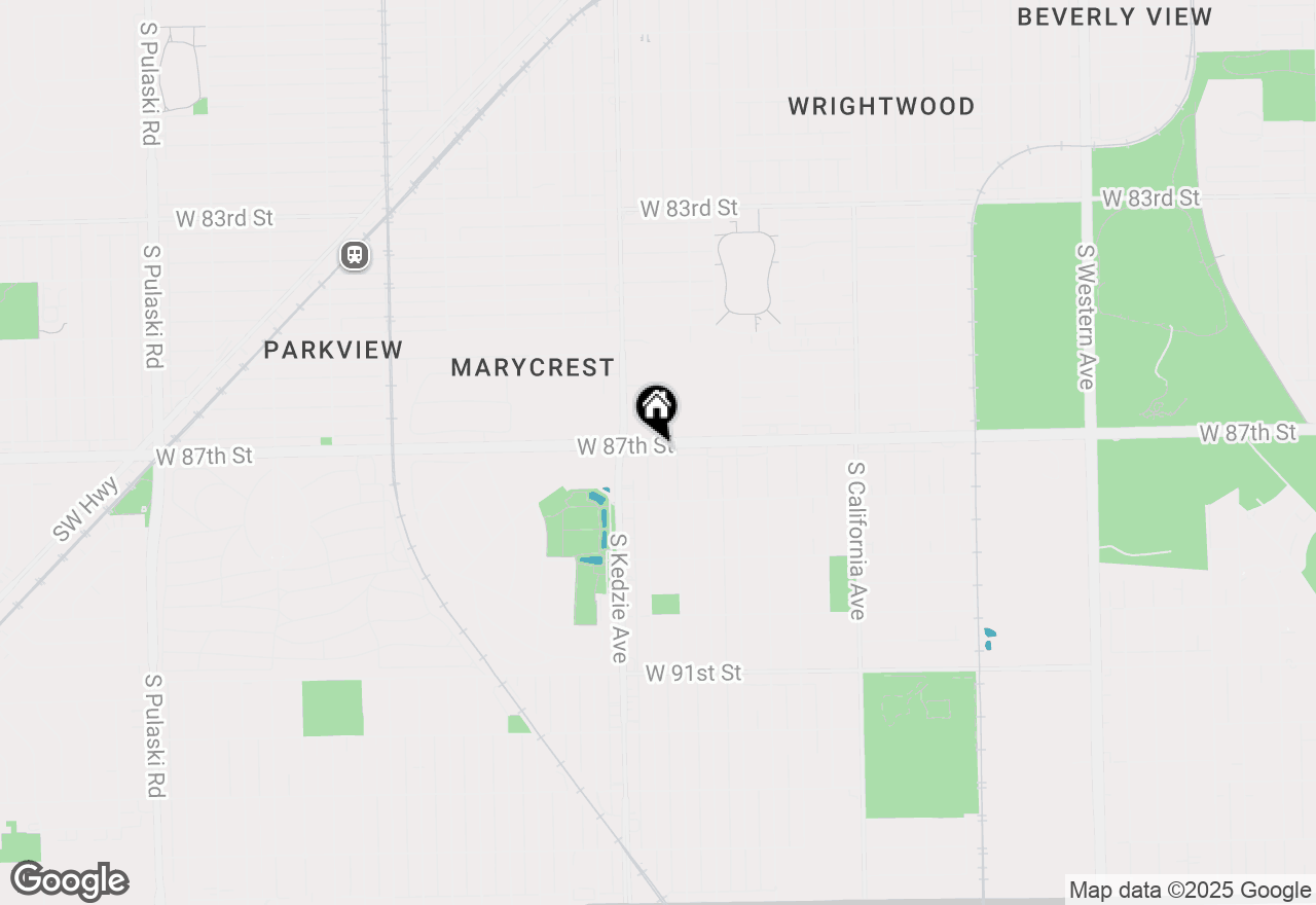 Map of 3101 W 87th Street, Evergreen Park, IL 60805