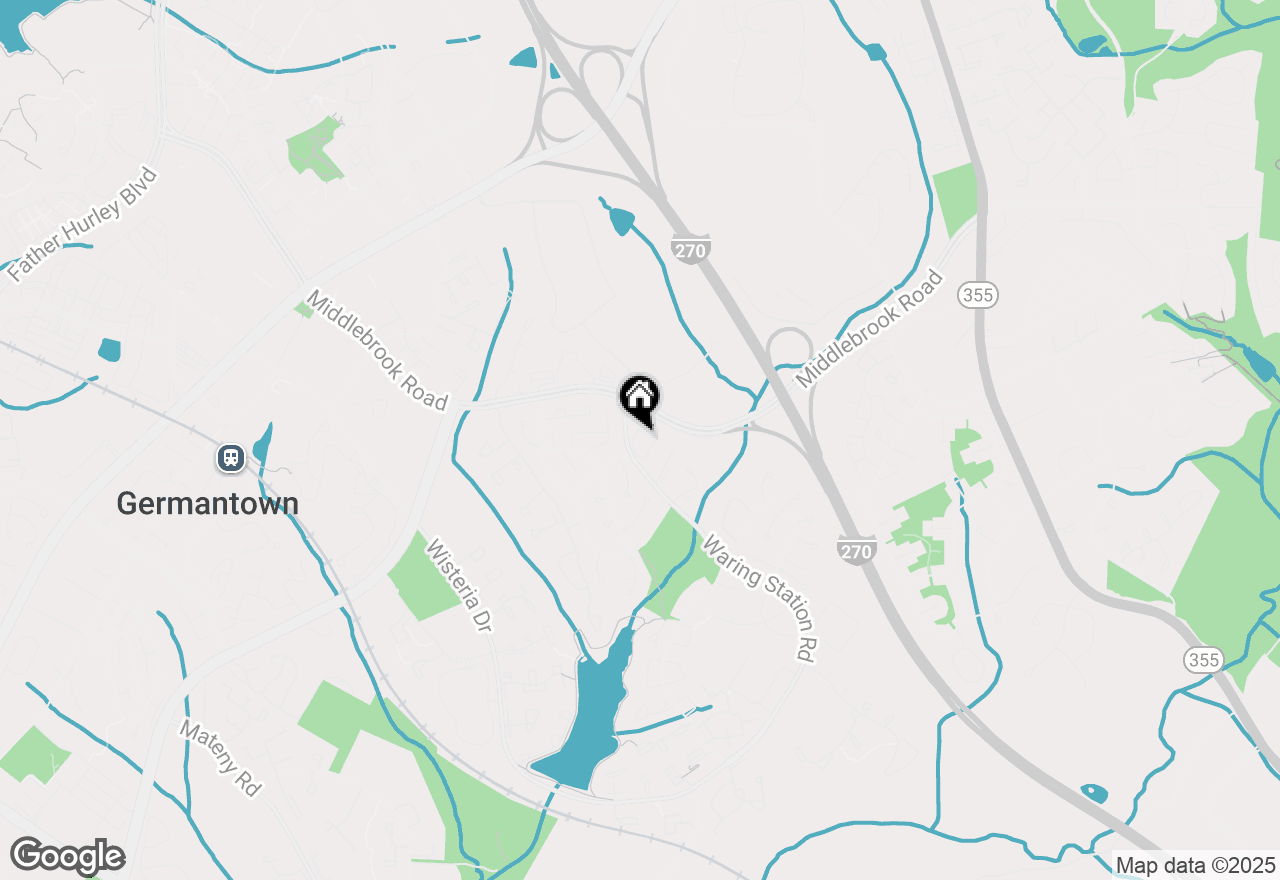 Map of 19376 Hottinger Circle, Germantown, MD 20874