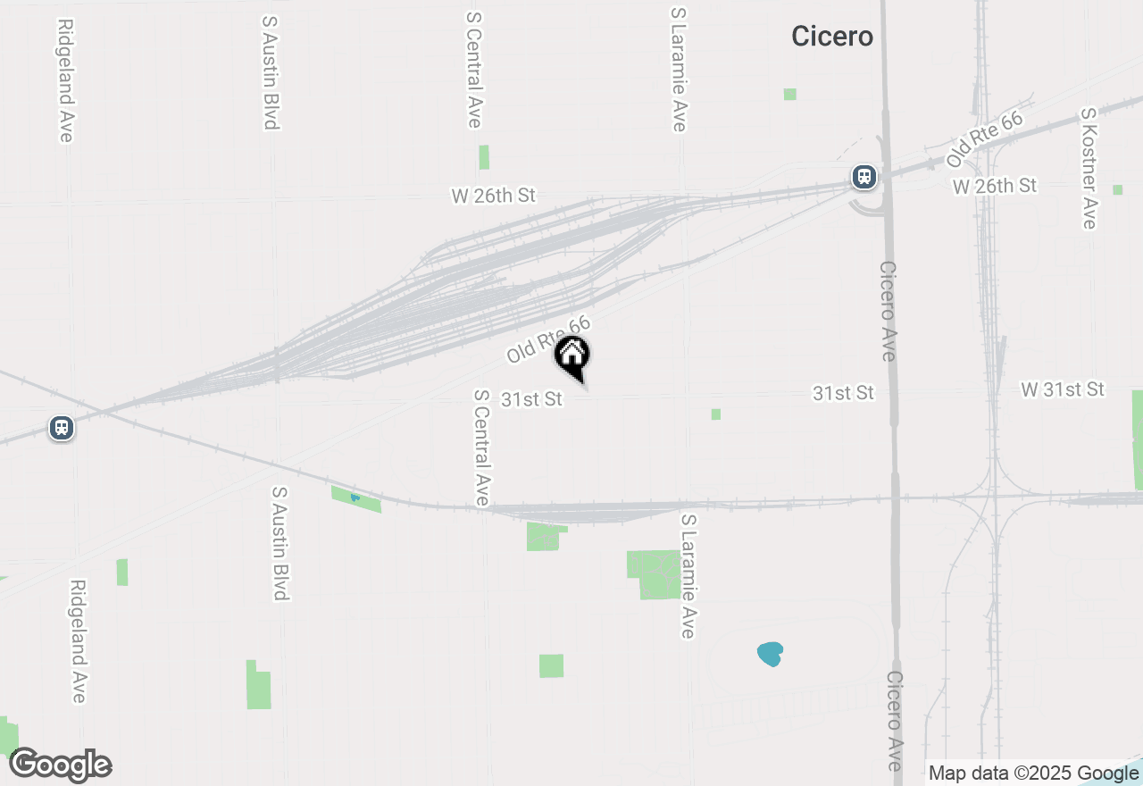 Map of 5406 W 31st Street, Cicero, IL 60804
