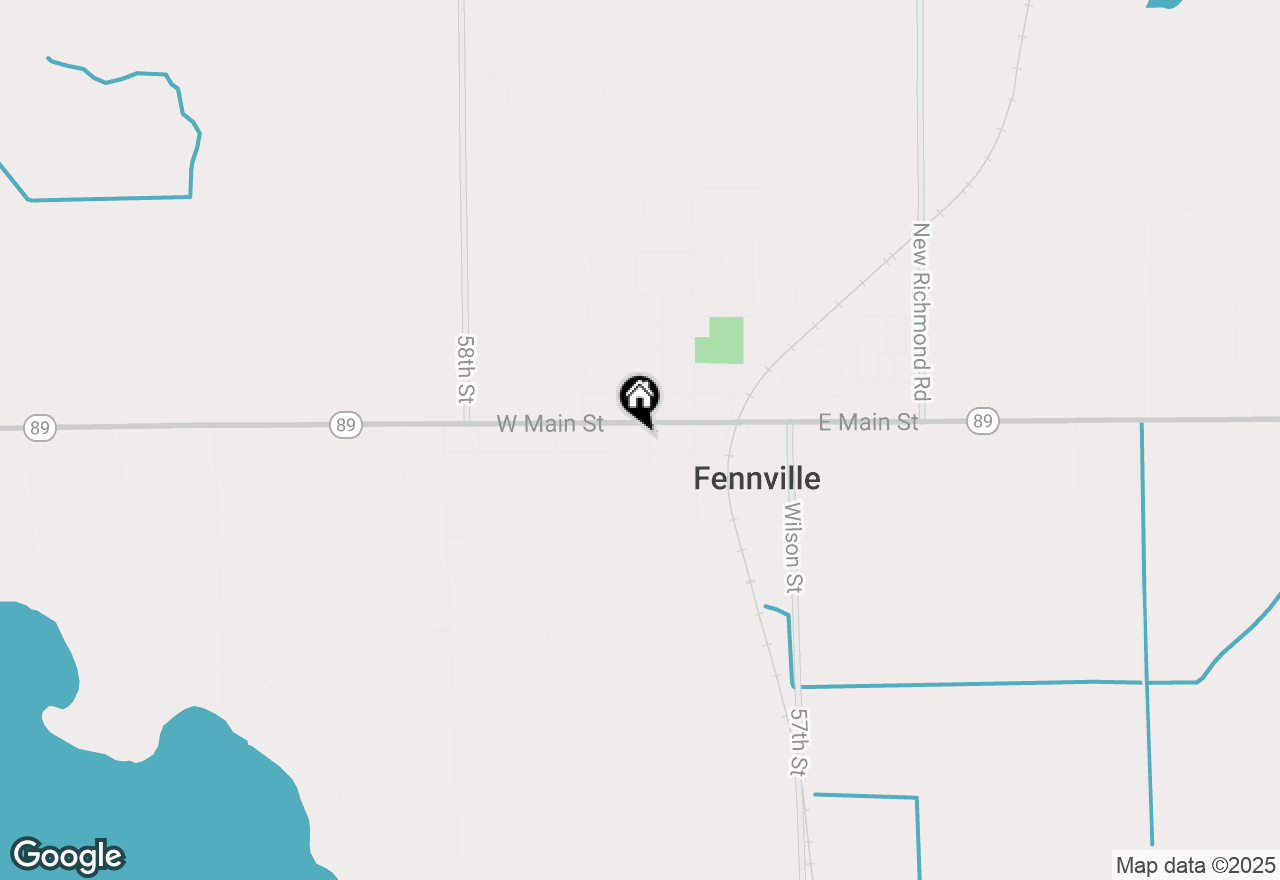 Map of 118 South Street, Fennville, MI 49408