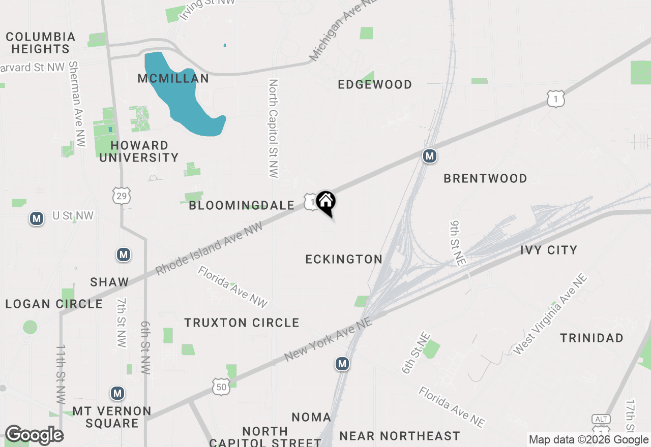 Map of 148 Todd Place Ne, Washington, DC 20002