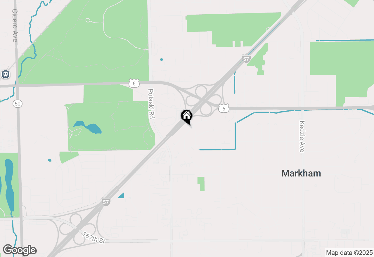 Map of 3824 Sunset Avenue, Markham, IL 60428