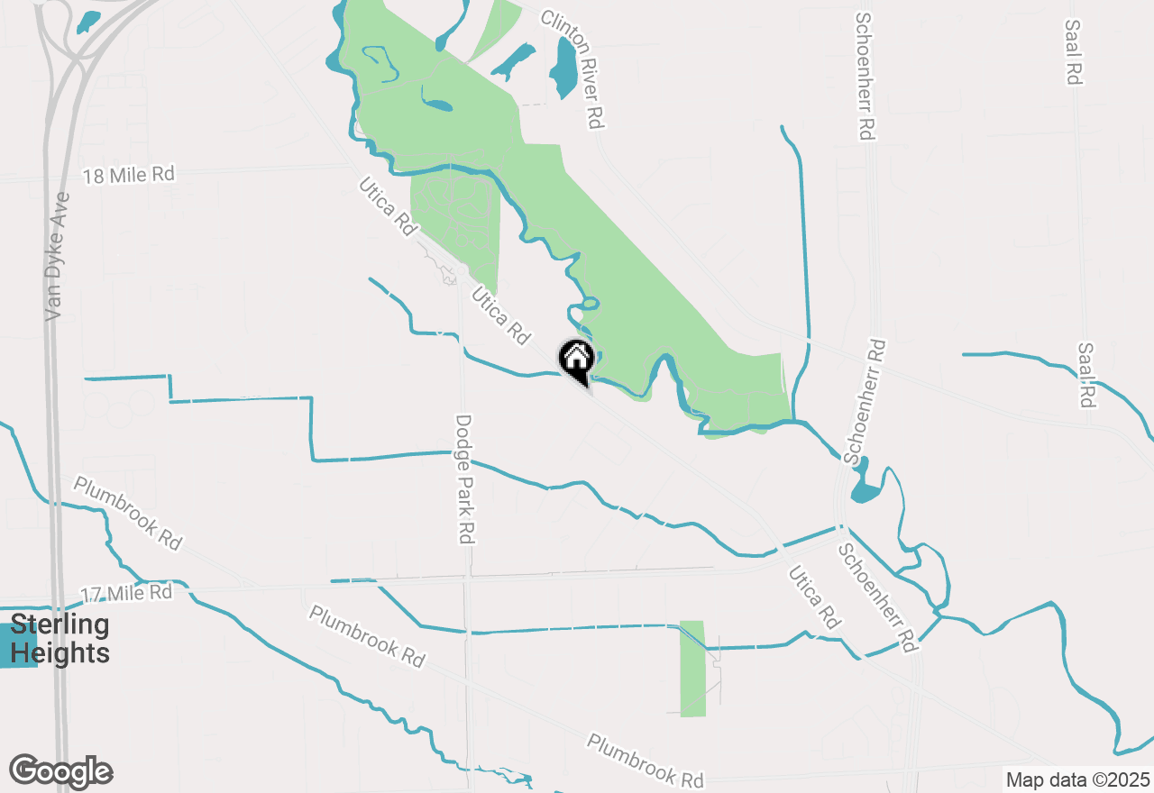 Map of 39839 Utica Road, Sterling Heights, MI 48313