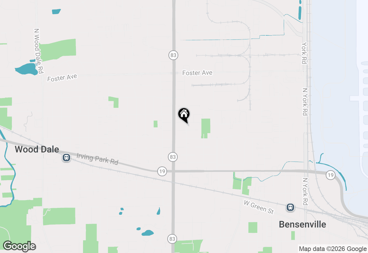 Map of 322 Marshall Road, Bensenville, IL 60106