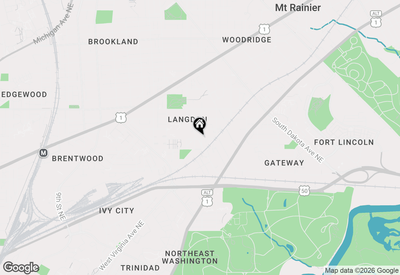 Map of 2100 Channing Street Ne #2C, Washington, DC 20018