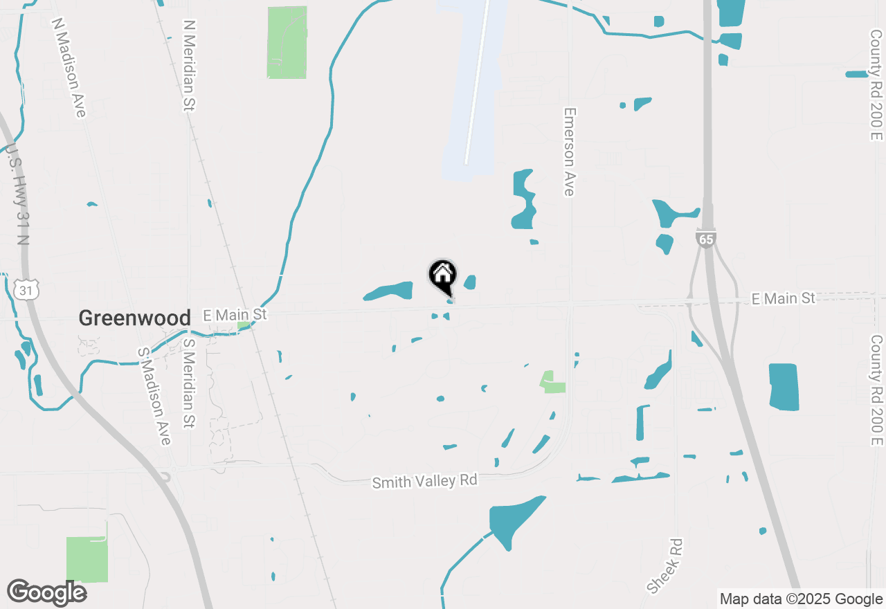 Map of 5 Airport Parkway, Greenwood, IN 46142