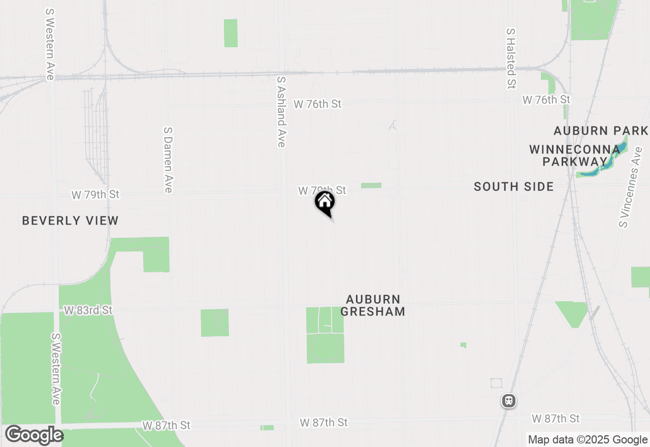 Map of 8004 S Bishop Street, Chicago, IL 60620