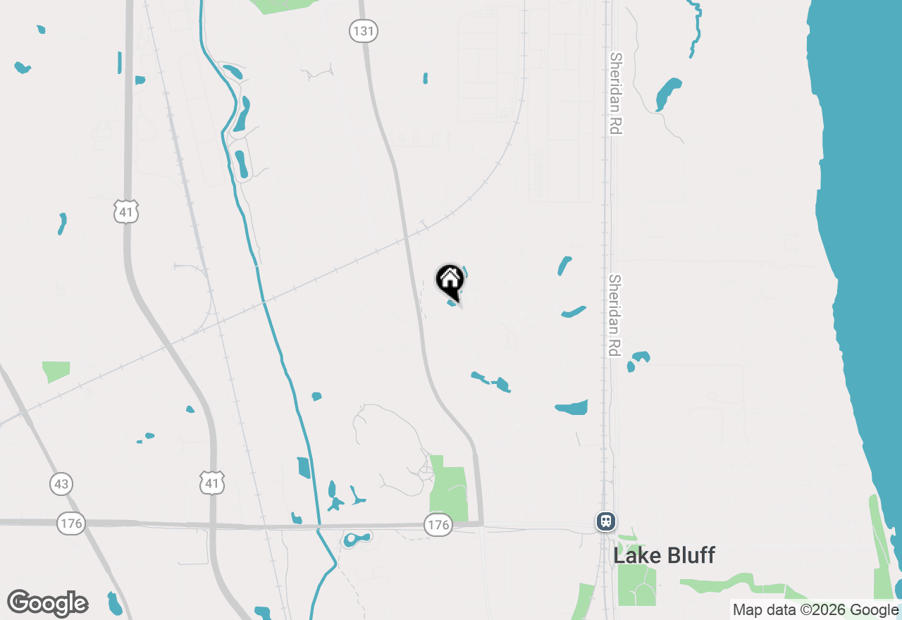 Map of 12 Warrington Drive, Lake Bluff, IL 60044