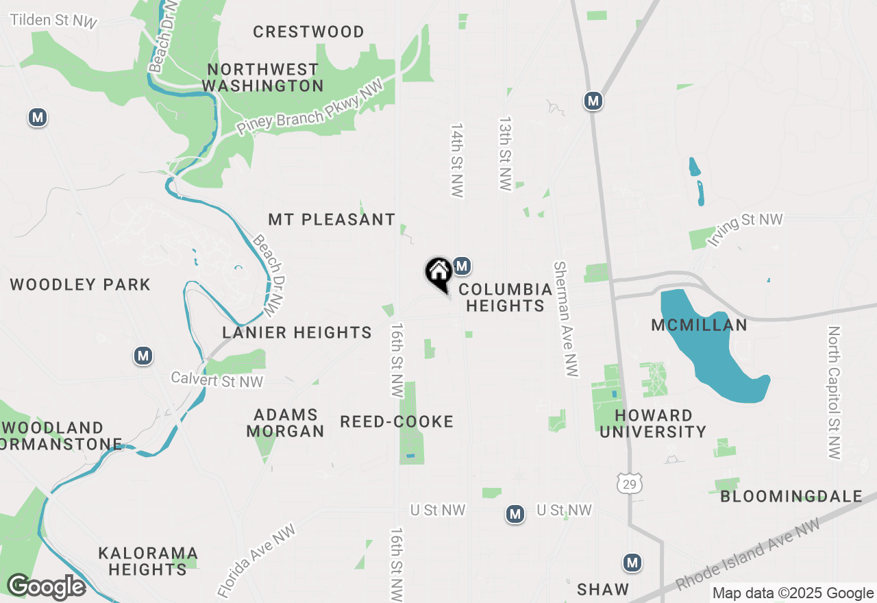 Map of 1438 Columbia Road Nw #102, Washington, DC 20009