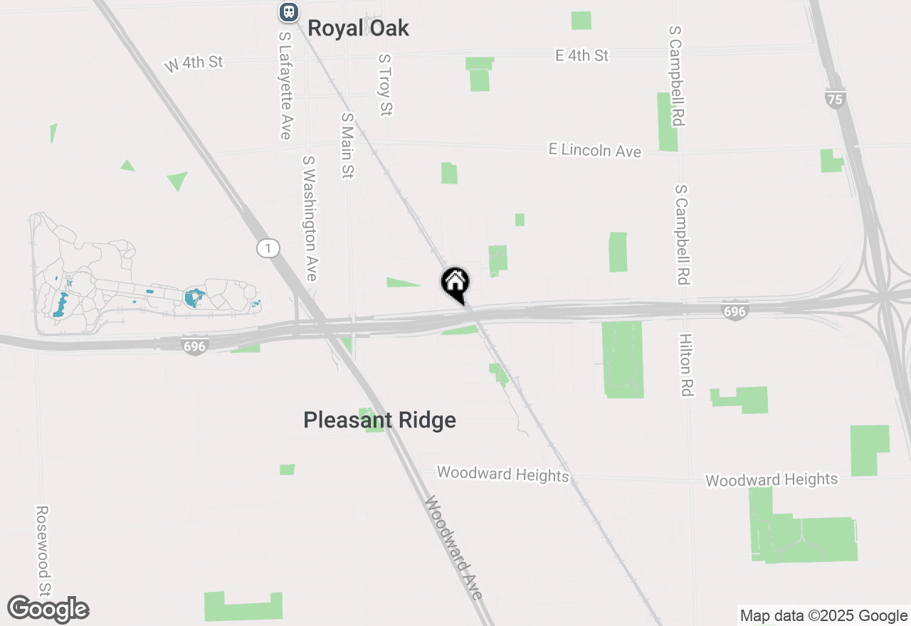 Map of 1540 Maryland Club Drive #82, Royal Oak, MI 48067