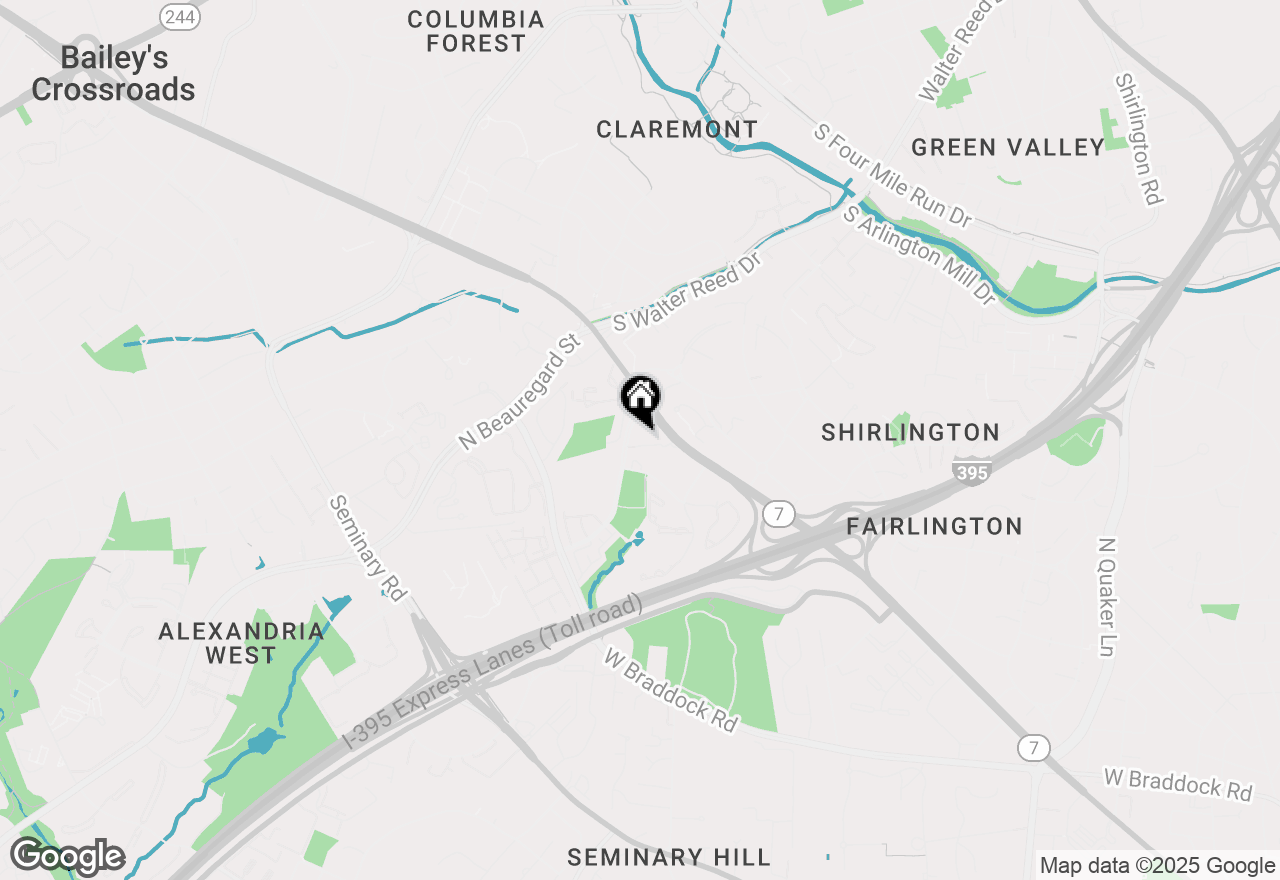 Map of 3101 N. Hampton Drive #109, Alexandria, VA 22302