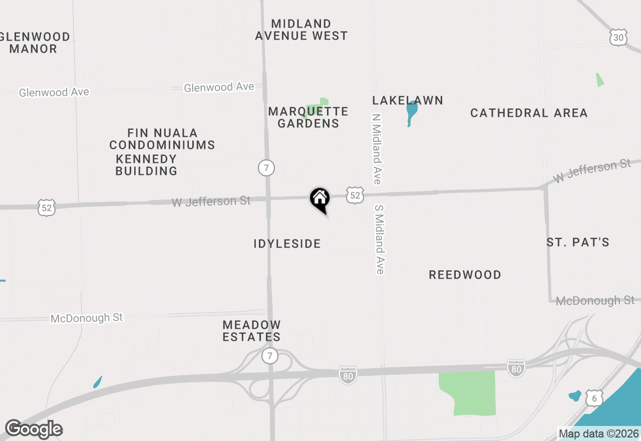 Map of 19 Stryker Avenue, Joliet, IL 60436