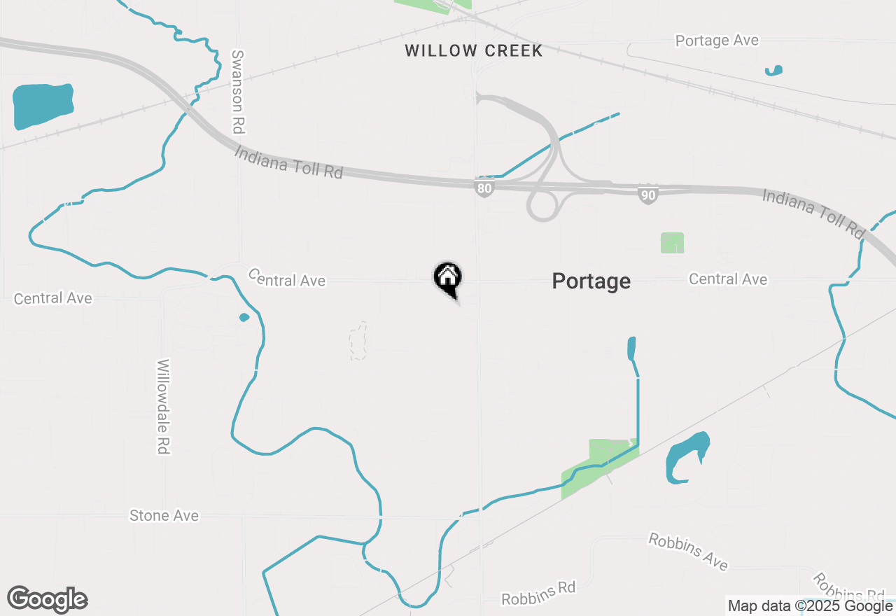 Map of 2661 Walnut Street, Portage, IN 46368