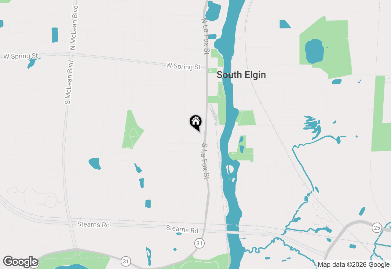 Map of 319 Windsor Court #B, South Elgin, IL 60177