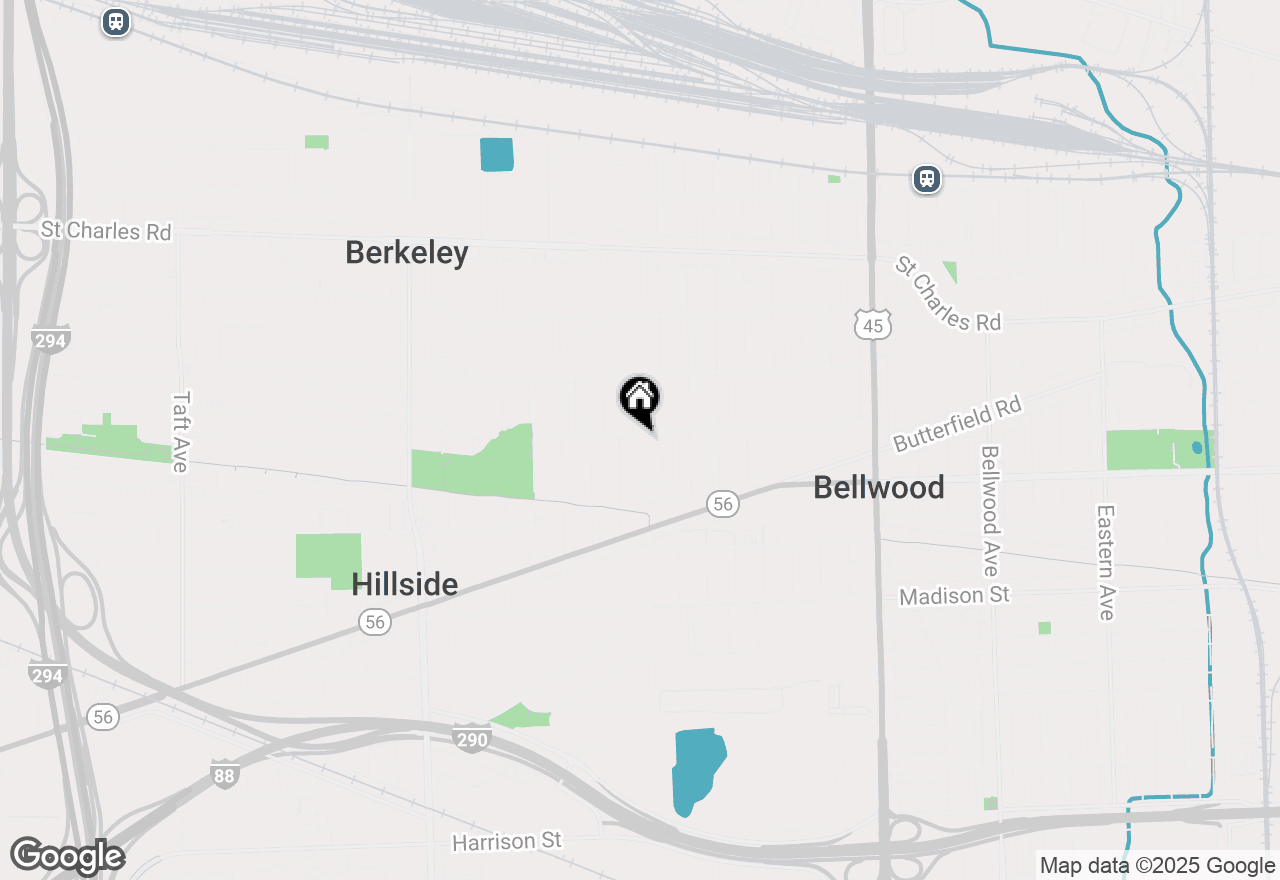 Map of 504 49th Avenue, Bellwood, IL 60104