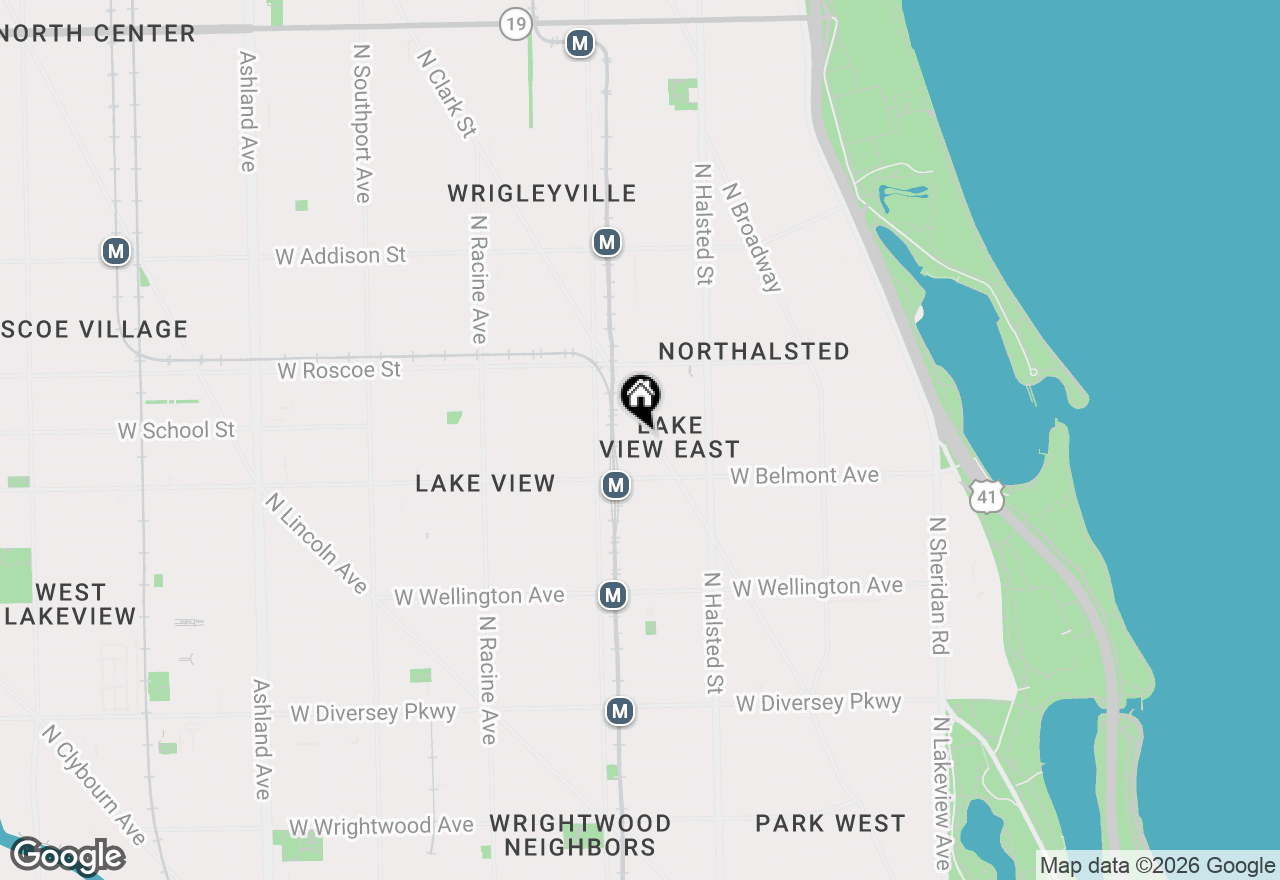 Map of 3260 N Clark Street #508, Chicago, IL 60657