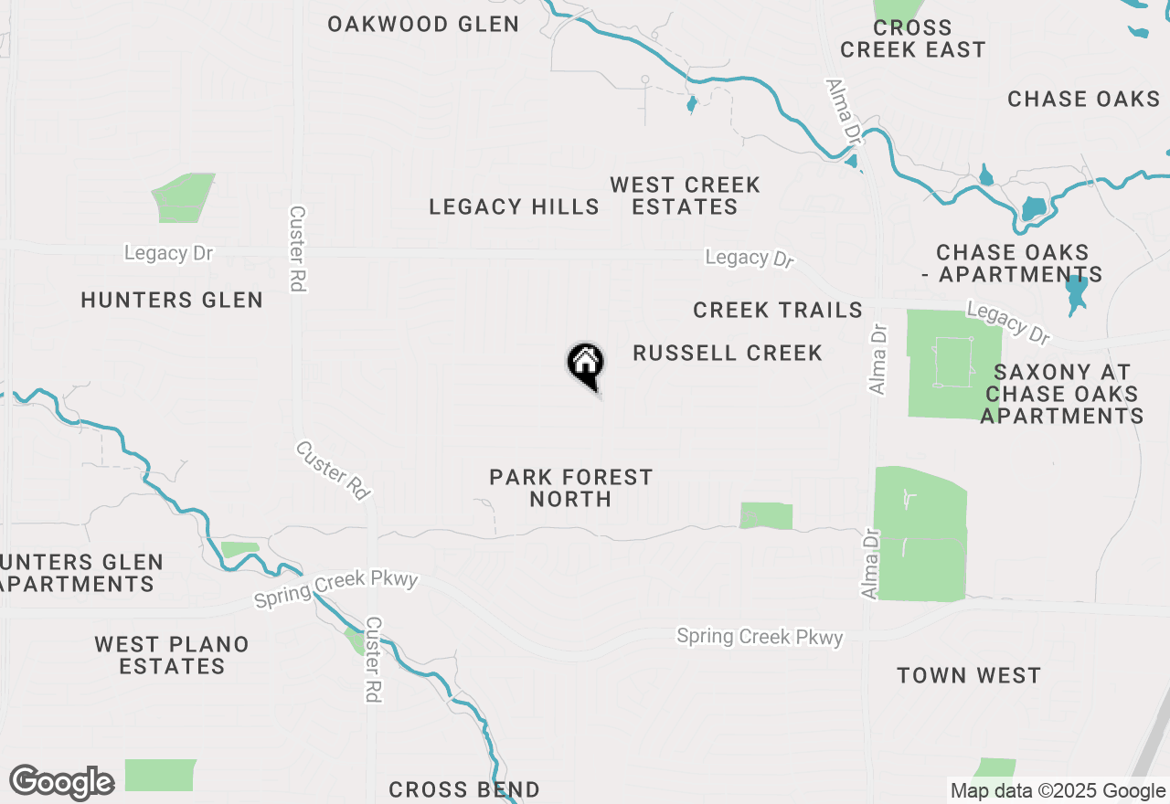 Map of 1604 Shreveport Trail, Plano, TX 75023