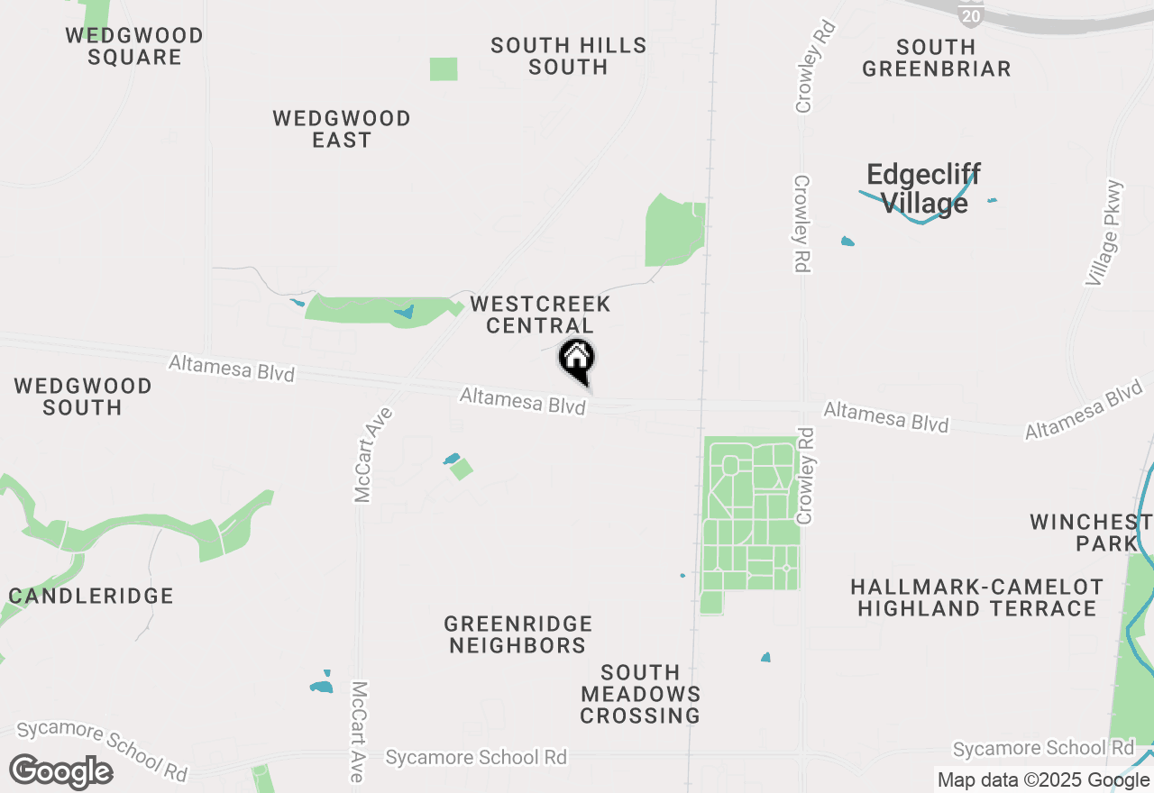 Map of 6451 Woodbeach Drive, Fort Worth, TX 76133