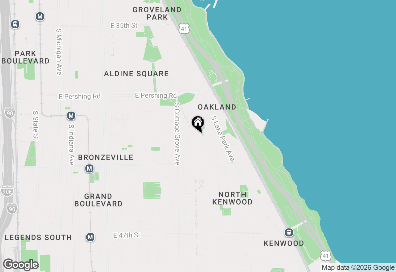 Map of 4105 S Drexel Boulevard #1SR, Chicago, IL 60653