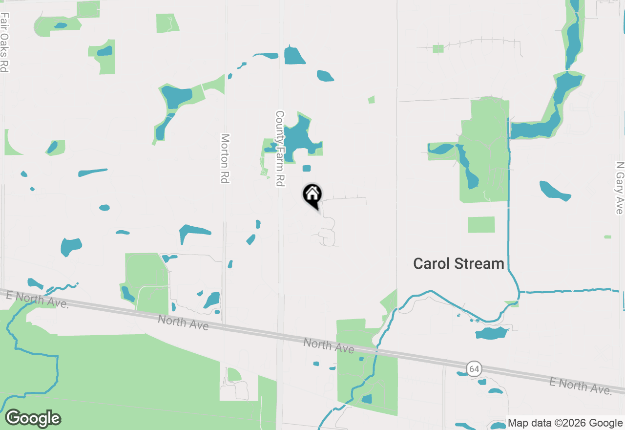 Map of 514 Alton Court, Carol Stream, IL 60188