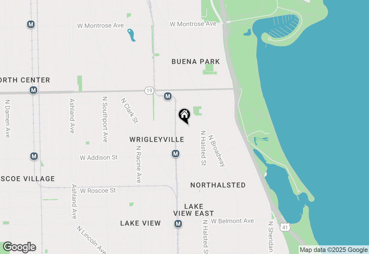 Map of 3744 N Fremont Street #1, Chicago, IL 60613