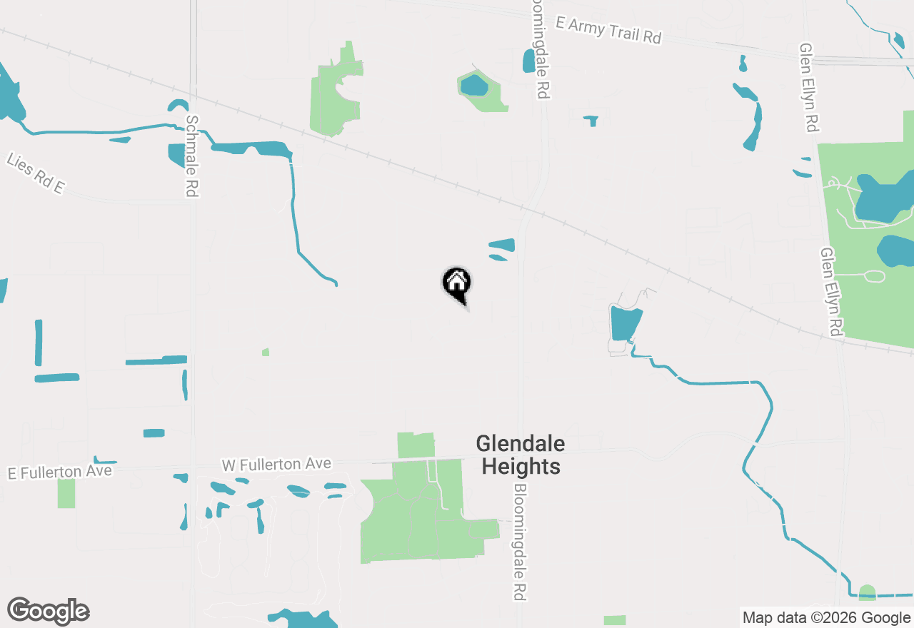 Map of 1776 Mimosa Court, Glendale Heights, IL 60139