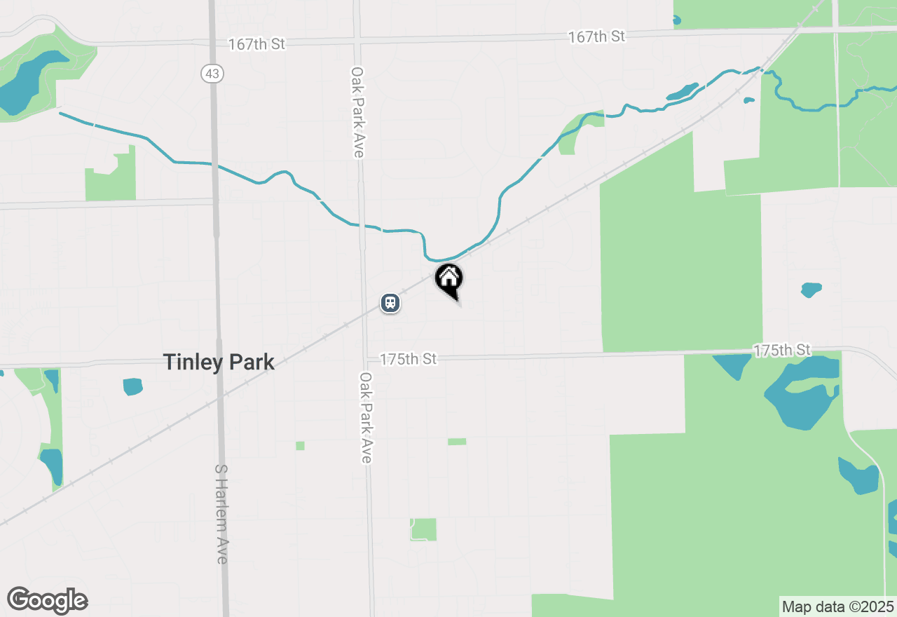 Map of 6609 173rd Place, Tinley Park, IL 60477