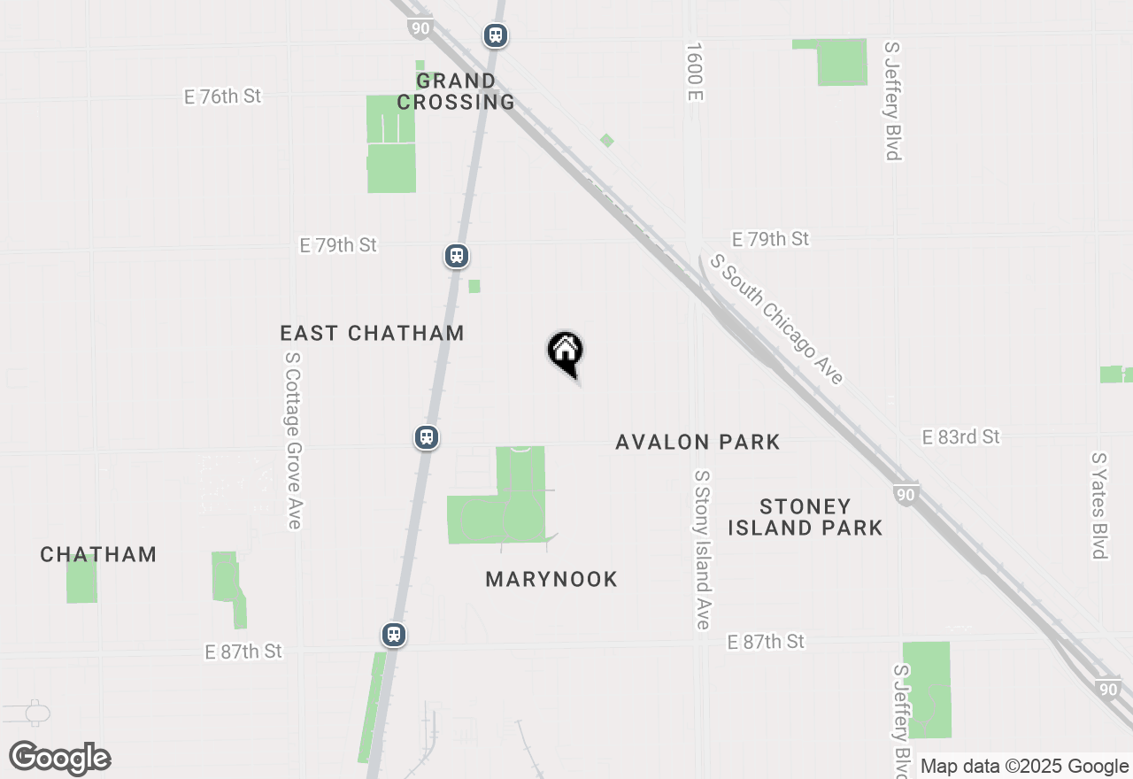 Map of 8156 S Kenwood Avenue, Chicago, IL 60619