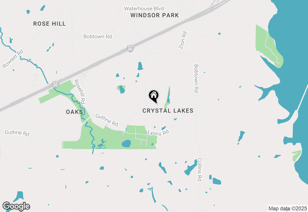 Map of 4126 Crystal Lane, Garland, TX 75043