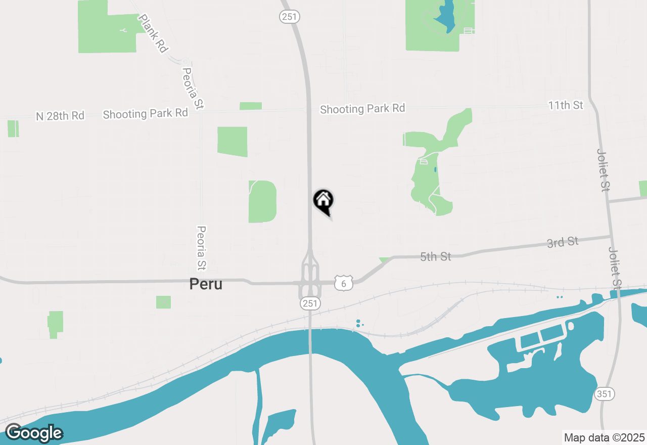 Map of 914 8th Street, Peru, IL 61354