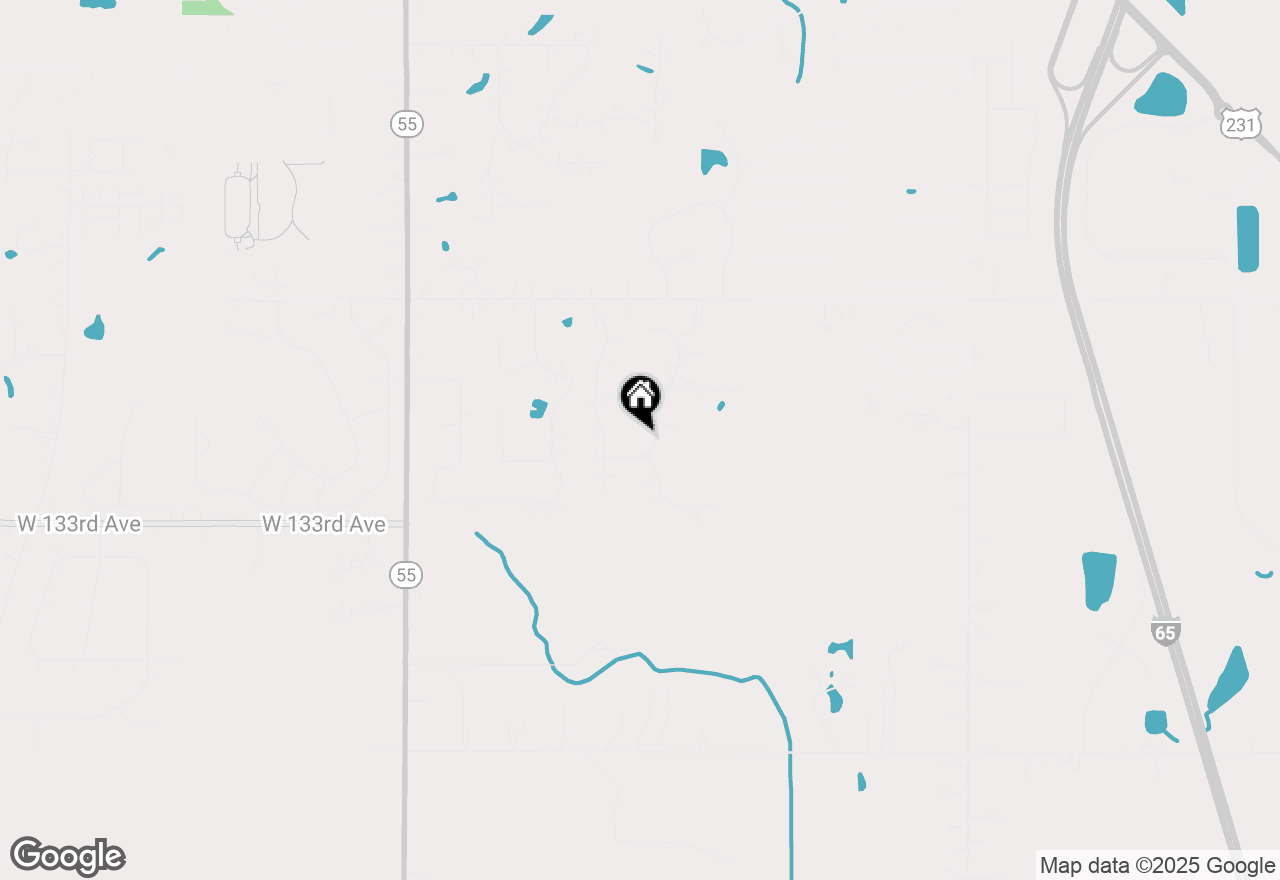 Map of 13164 Monroe Place, Crown Point, IN 46307
