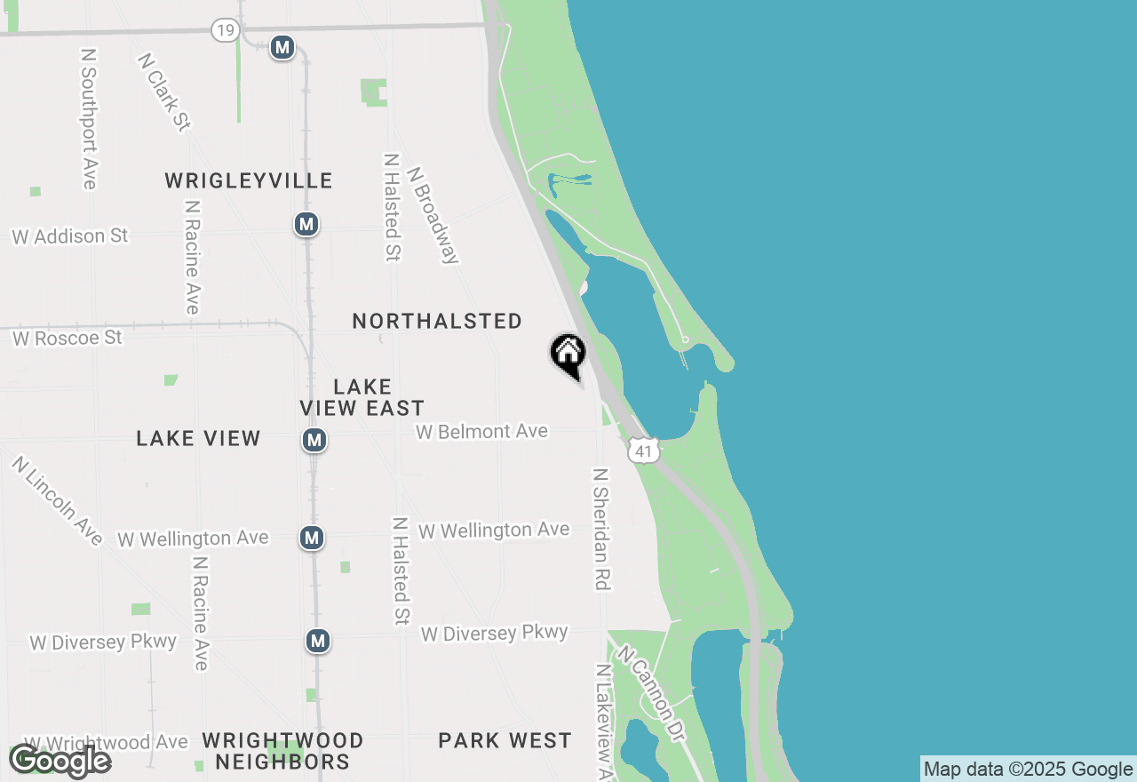 Map of 434 W Melrose Street #203, Chicago, IL 60657