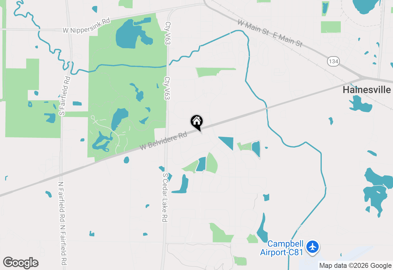 Map of 422 W Savoy Drive, Round Lake, IL 60073