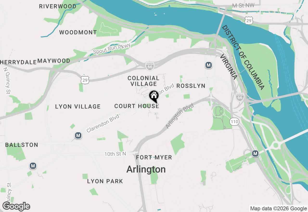 Map of 2001 15th Street N #804, Arlington, VA 22201