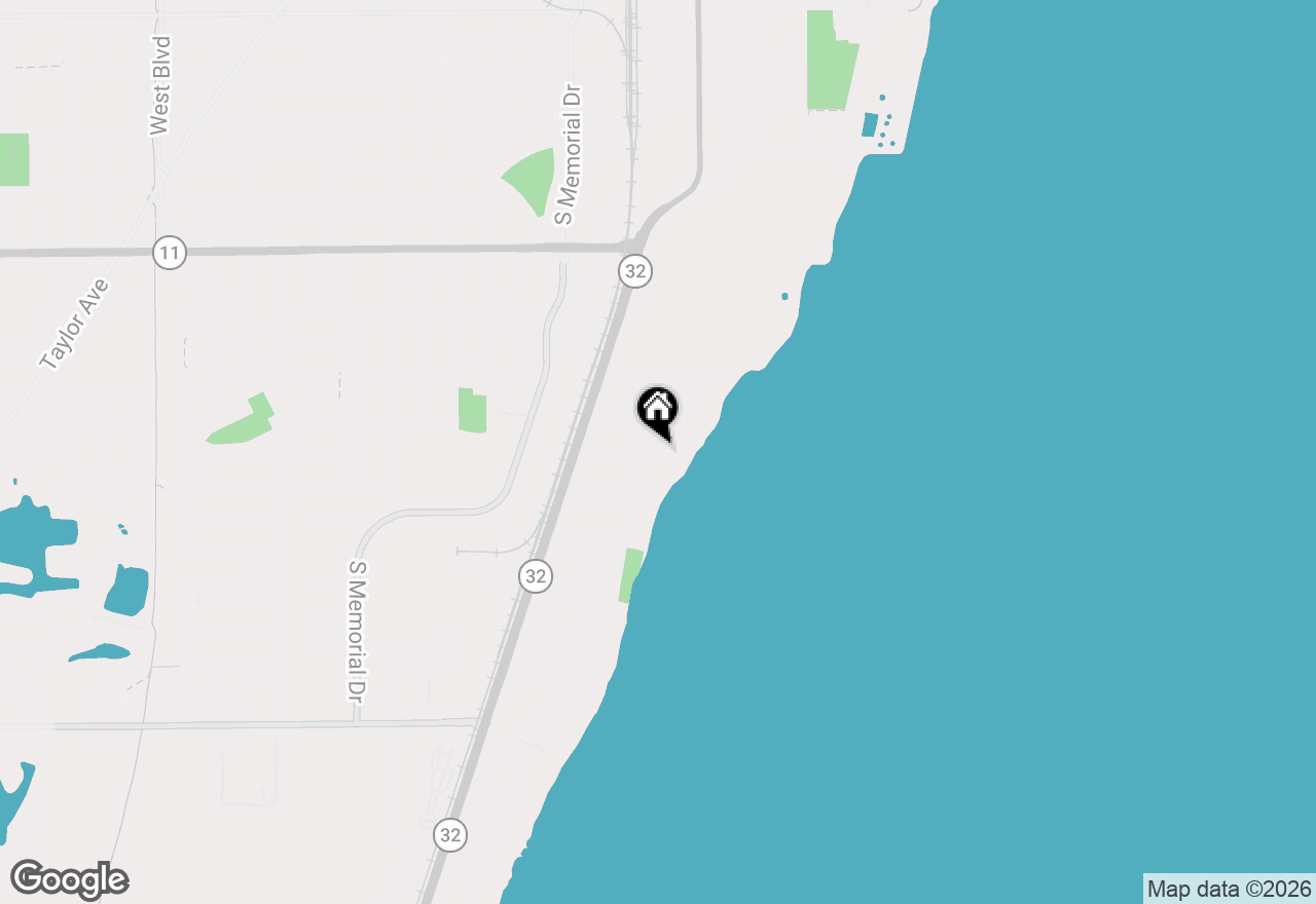 Map of 1304 Graceland Ave, Mount Pleasant, WI 53403