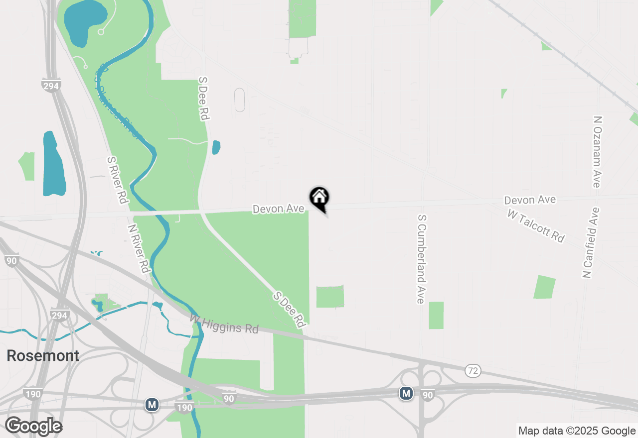 Map of 1219 S Western Avenue, Park Ridge, IL 60068