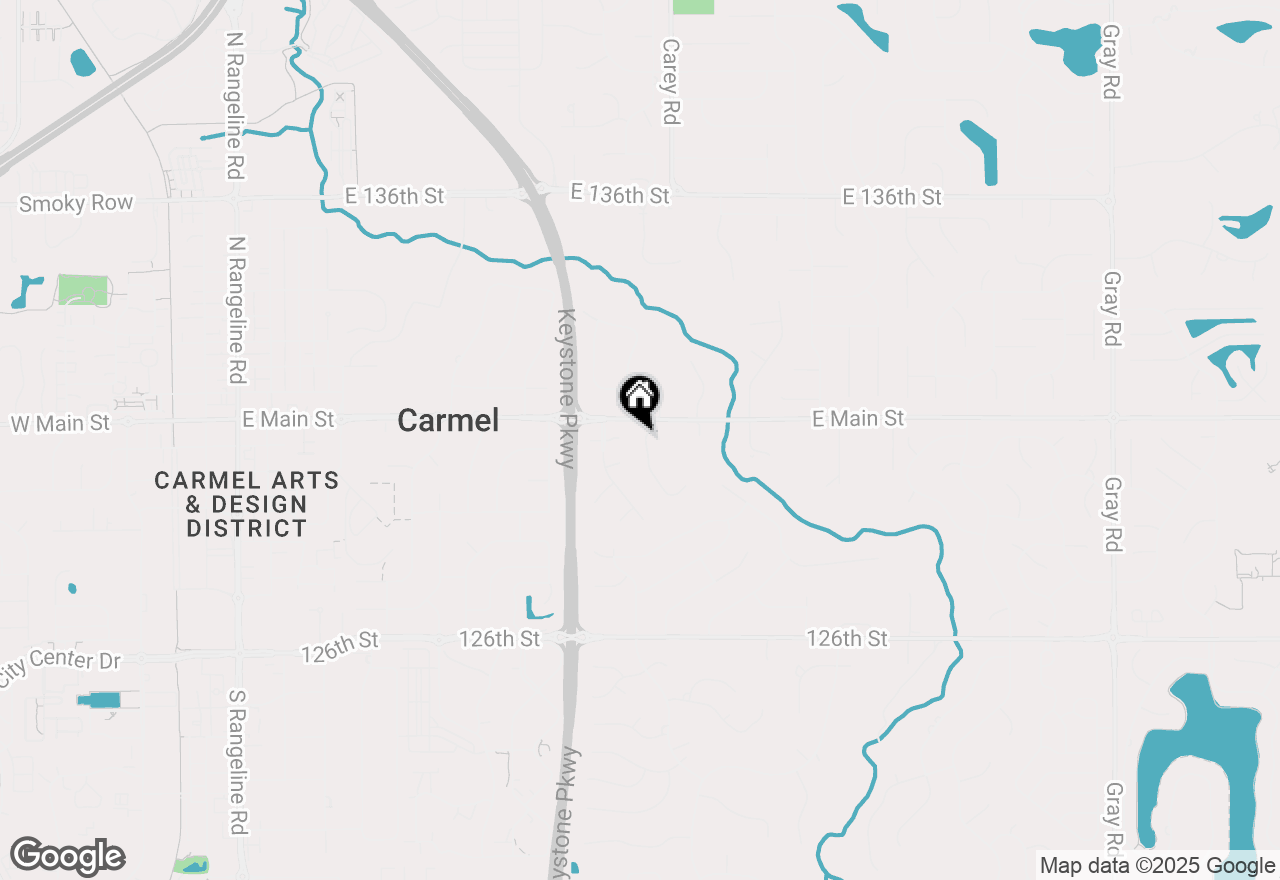 Map of 16 Maplecrest Drive, Carmel, IN 46033