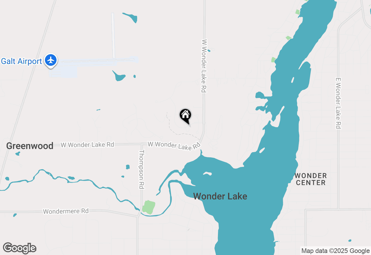 Map of 8523 Stillwater Road, Wonder Lake, IL 60097