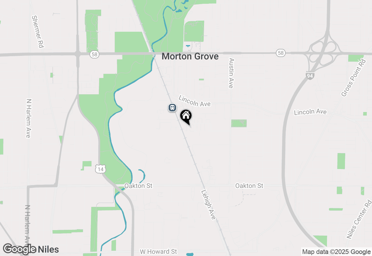 Map of 8300 Callie Avenue #314, Morton Grove, IL 60053