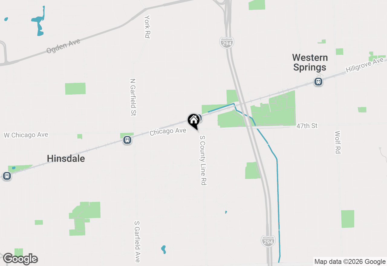 Map of 420 E Chicago Avenue, Hinsdale, IL 60521