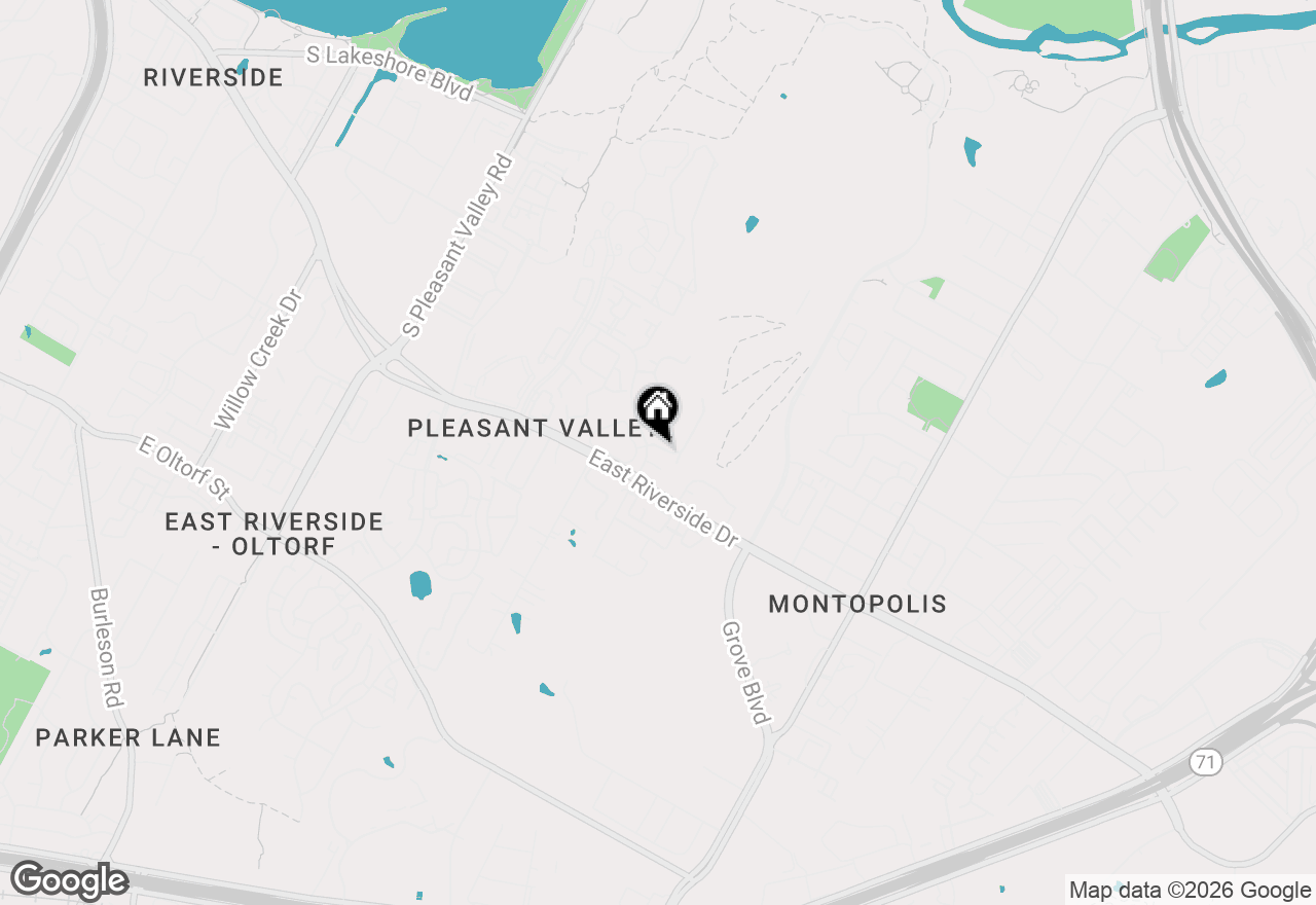 Map of 1809 Whitney Way, Austin, TX 78741