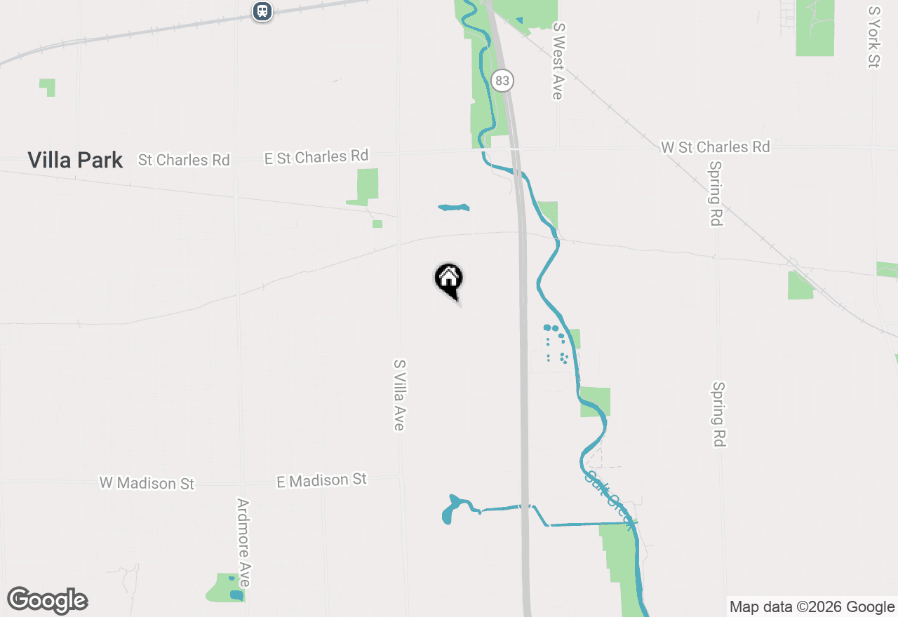 Map of 526 E Highland Avenue, Villa Park, IL 60181